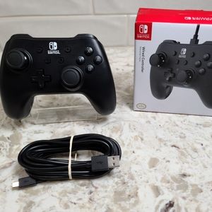 PowerA Wired Controller for Nintendo Switch Matte Black 1511370-01 Power A OEM